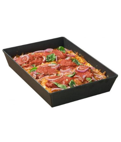 Large 8x10 Inch Detroit Style Pizza Pan - Heavy-Duty - Durable