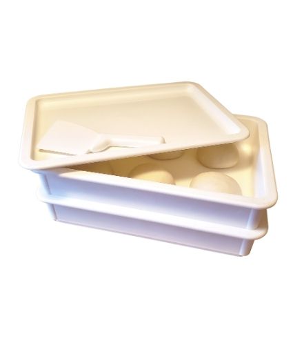 Dough Trays, Pans for Pizza Dough Proofing & Storage